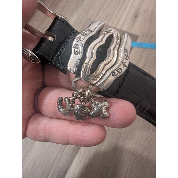 Brighton Women's Belt, Size Small, Black Leather, Western, Made in USA - Picture 4 of 7